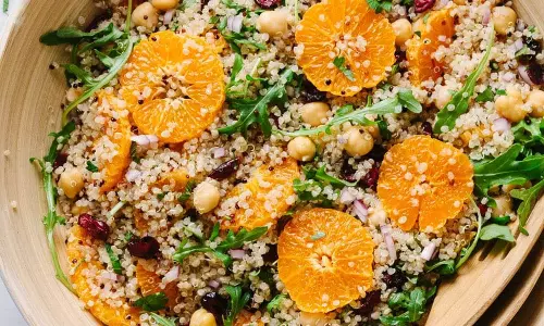 Mandarin Quinoa सलाद रेसिपी Mandarin Quinoa सलाद रेसिपी