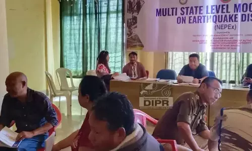 Nagaland में टेबलटॉप अभ्यास आयोजित