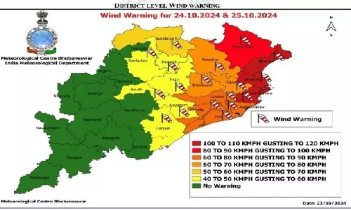 23 से 26 October तक चक्रवात दाना की हवा की गति क्या होगी: विवरण यहां देखें