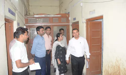 Churu: जिला कलेक्टर अभिषेक सुराणा ने जिला परिषद कार्यालय का किया निरीक्षण