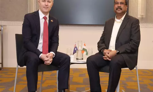 धर्मेंद्र प्रधान ने Australian समकक्ष जेसन क्लेयर से मुलाकात की, शिक्षा में सहयोग पर चर्चा की