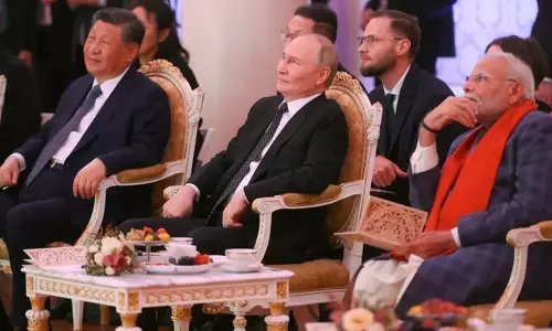 BRICS शिखर सम्मेलन में कज़ान घोषणापत्र अपनाया गया BRICS शिखर सम्मेलन में कज़ान घोषणापत्र अपनाया गया