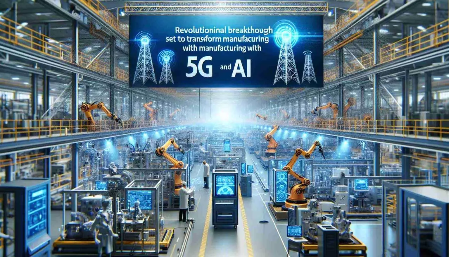 5G और AI के साथ विनिर्माण को बदलने के लिए तैयार