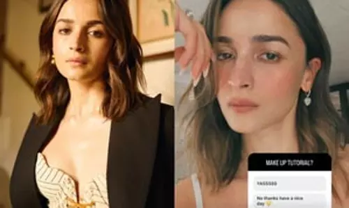 मेकअप आर्टिस्ट बनीं आलिया भट्ट, प्रशंसकों से पूछा मजेदार सवाल
