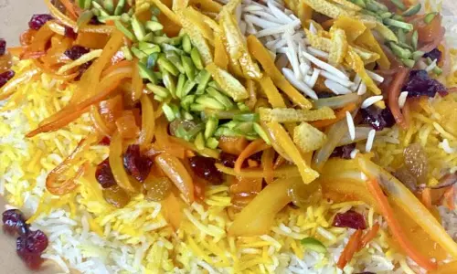 Shirin Polo रेसिपी