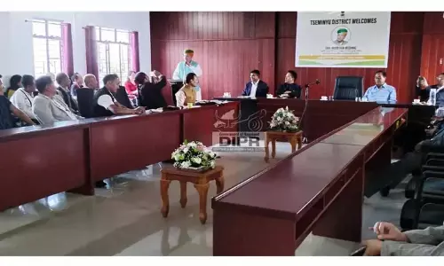 Nagaland : मेघवाल ने सेमिन्यु में जिला न्यायालय के निर्माण का आश्वासन दिया Nagaland : मेघवाल ने सेमिन्यु में जिला न्यायालय के निर्माण का आश्वासन दिया
