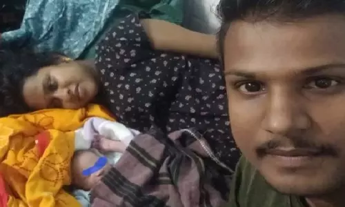 Odisha में चक्रवात दाना की तैयारियों के बीच बच्चे का जन्म