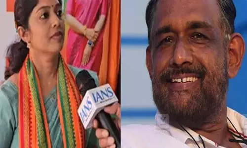 KERALA : नव्या हरिदास सत्यन मोकेरी आज अपना नामांकन दाखिल करेंगे KERALA : नव्या हरिदास सत्यन मोकेरी आज अपना नामांकन दाखिल करेंगे
