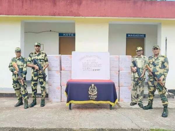 BSF मेघालय ने तस्करी की कोशिश नाकाम की, अंतरराष्ट्रीय सीमा पर प्रतिबंधित सामान जब्त