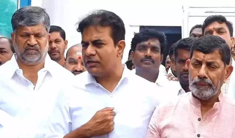 KTR ने कांग्रेस को आरोप साबित करने और उन्हें गिरफ्तार करने की चुनौती दी