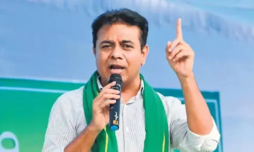 KT Rama Rao: सभी किसानों के फसल ऋण बिना किसी शर्त के माफ किए जाएं KT Rama Rao: सभी किसानों के फसल ऋण बिना किसी शर्त के माफ किए जाएं