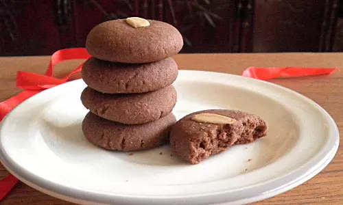 Eggless Nutella कुकीज़ रेसिपी