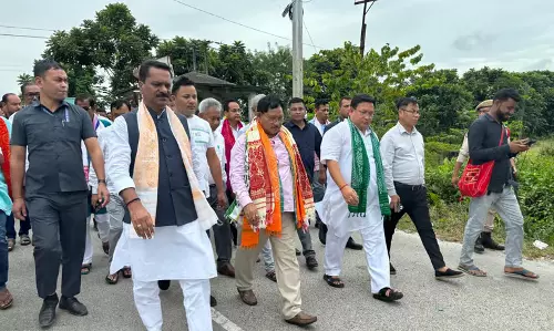 Assam : यूपीपीएल उम्मीदवार निर्मल कुमार ब्रह्मा ने सिदली एलएसी से नामांकन पत्र दाखिल किया