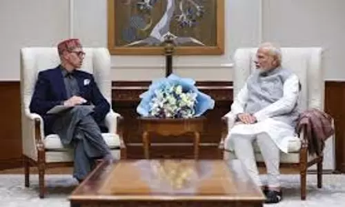 उमर अब्दुल्ला ने दिल्ली में प्रधानमंत्री मोदी से मुलाकात की