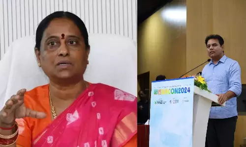 कोर्ट ने KTR के खिलाफ टिप्पणी करने के लिए कोंडा सुरेखा को फटकार लगाई कोर्ट ने KTR के खिलाफ टिप्पणी करने के लिए कोंडा सुरेखा को फटकार लगाई