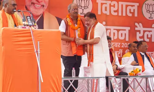 रायपुर दक्षिण उपचुनाव के लिए भाजपा का शक्ति प्रदर्शन