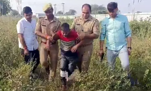 Ghaziabad: आकाश की हत्या का आरोपी पुलिस मुठभेड़ में गिरफ्तार