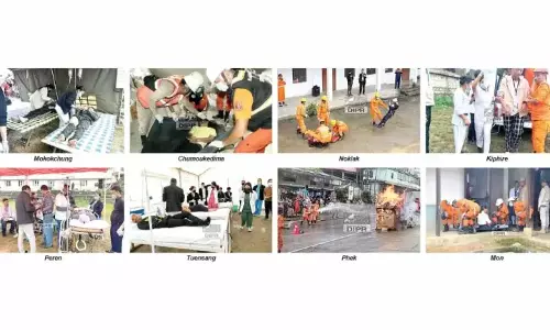 Nagaland आपदा प्रबंधन प्राधिकरण ने पूरे राज्य में भूकंप पर NEPEx मेगा मॉक ड्रिल का आयोजन Nagaland आपदा प्रबंधन प्राधिकरण ने पूरे राज्य में भूकंप पर NEPEx मेगा मॉक ड्रिल का आयोजन