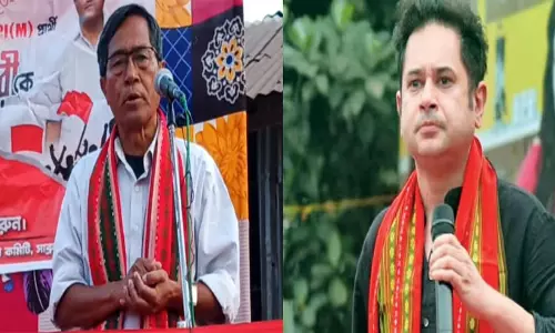 Tripura : प्रद्योत ने अपनी जमीन खोने के कारण बकवास करना शुरू कर दिया Tripura : प्रद्योत ने अपनी जमीन खोने के कारण बकवास करना शुरू कर दिया