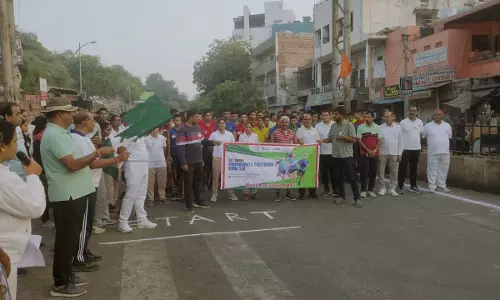 Ajmer: फिट इंडिया फ्रीडम रन - 5.0 स्वस्थ रहने के संदेश के साथ निकली फ्रिडम रन