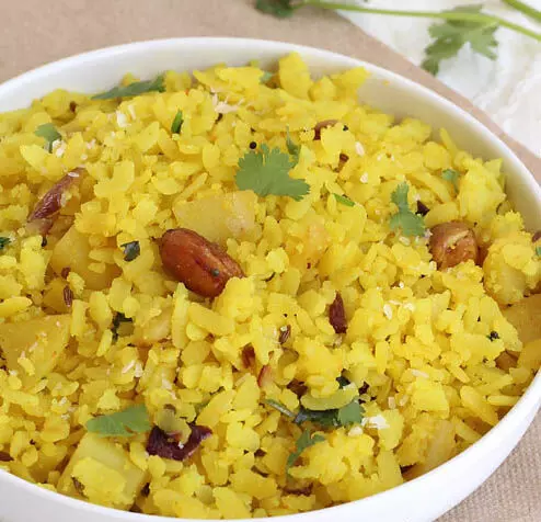 Coconut  गुड़ पोहा रेसिपी