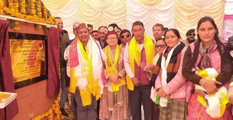 Jagat Singh Negi ने कुकुमसेरी में एकलव्य आवासीय विद्यालय की आधारशिला रखी