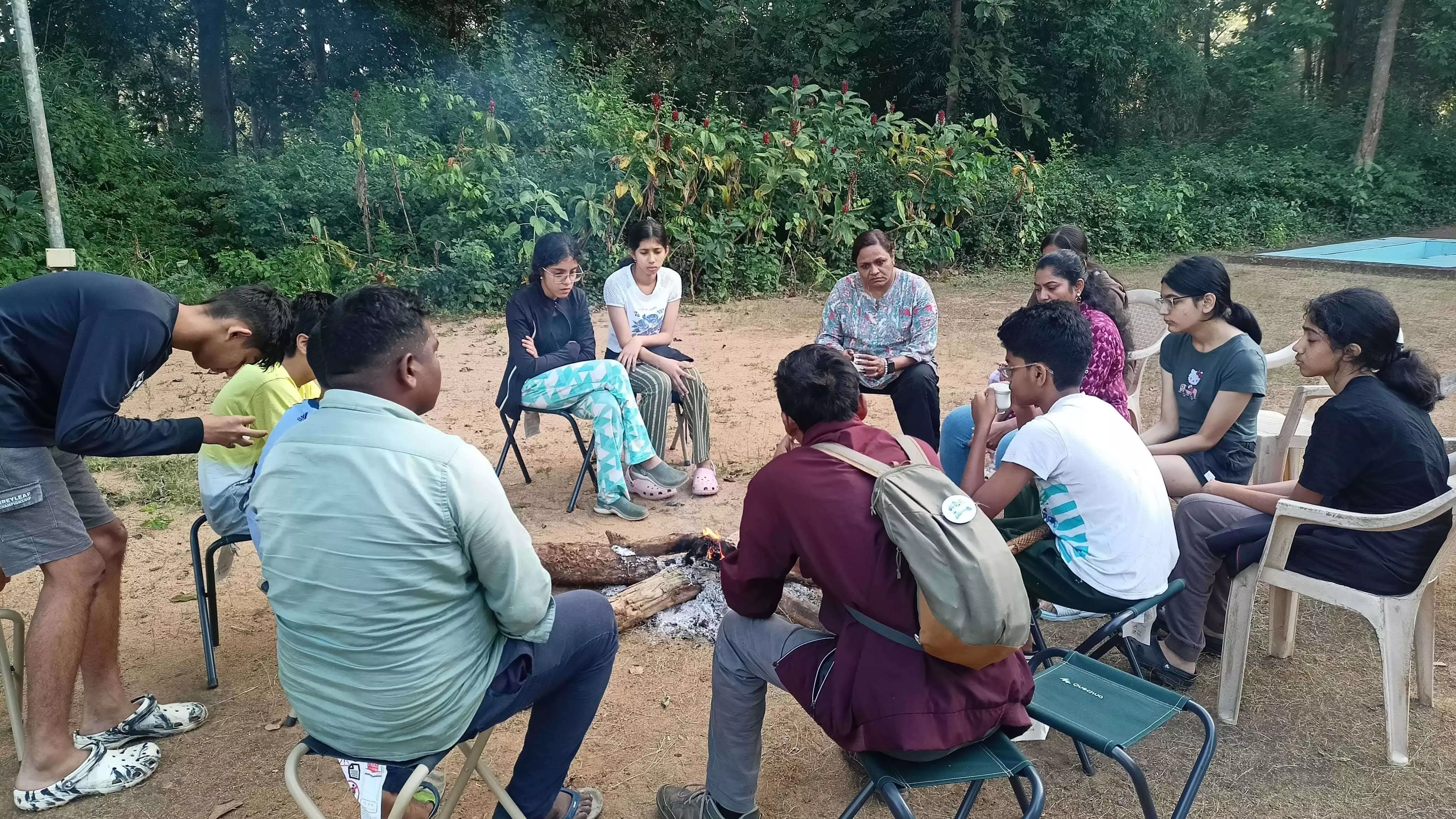 इको टूरिज्म स्थल जबर्रा गाँव में शैक्षिक भ्रमण के लिए पहुंचे पुणे महाराष्ट्र के छात्र