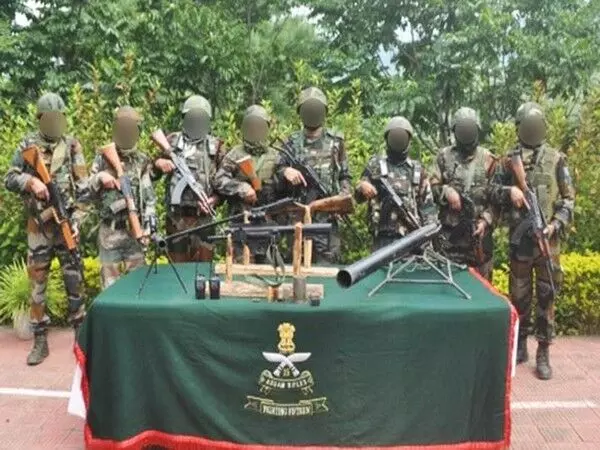 असम राइफल्स ने अरुणाचल में NSCN K-YA कैडर को मार गिराया, पिस्तौल और युद्ध सामग्री बरामद