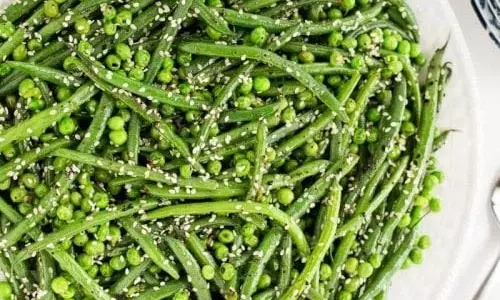 Sesame Green बीन सलाद रेसिपी