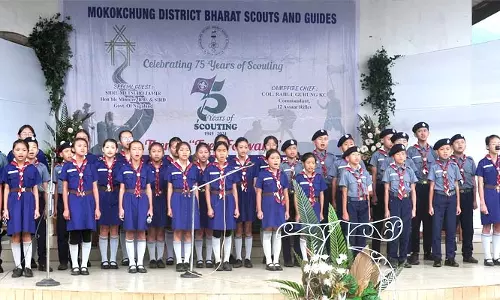 Nagaland: भारत स्काउट्स एंड गाइड्स ने मनाई 75वीं वर्षगांठ