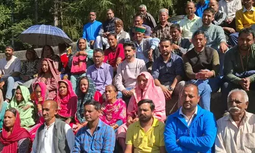 Bir में विकास निकाय के तहत गांव को शामिल करने का स्थानीय लोगों ने किया विरोध Bir में विकास निकाय के तहत गांव को शामिल करने का स्थानीय लोगों ने किया विरोध