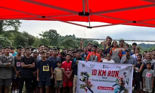 Meghalaya : अंपाती में 10 किमी मैराथन में रिकॉर्ड मतदान हुआ Meghalaya : अंपाती में 10 किमी मैराथन में रिकॉर्ड मतदान हुआ