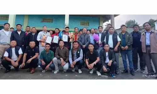 Nagaland : पीडब्ल्यूए ने राष्ट्रीय चैंपियनशिप में स्वर्ण पदक विजेताओं को सम्मानित किया