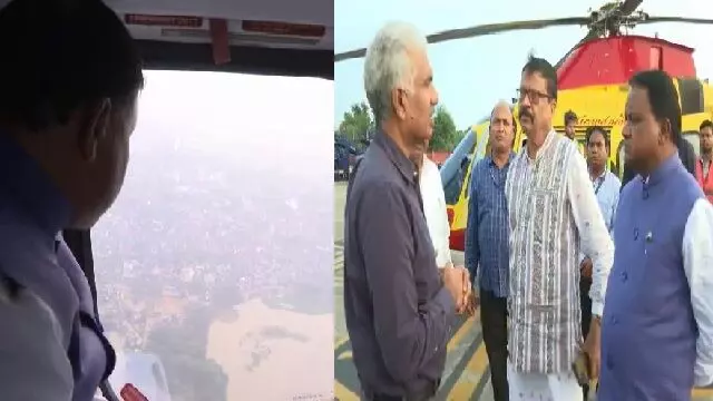 Odisha CM ने हवाई सर्वेक्षण किया, अधिकारियों को नुकसान का आकलन करने के निर्देश दिए