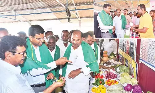 Telangana: सम्मेलन में आधुनिक कृषि पद्धतियों के बारे में जागरूकता बढ़ाई गई Telangana: सम्मेलन में आधुनिक कृषि पद्धतियों के बारे में जागरूकता बढ़ाई गई