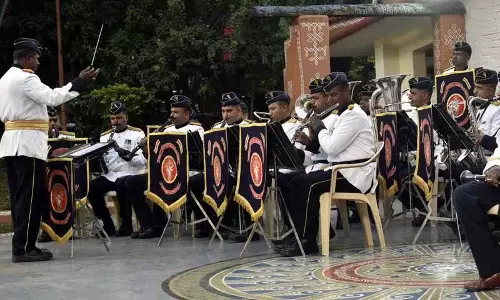 Hyderabad: शिल्परमम में बैंड शो के माध्यम से पुलिस शहीदों को श्रद्धांजलि