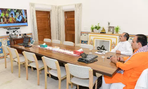 Jaipur: मुख्यमंत्री भजनलाल शर्मा ने सुना ’मन की बात’ कार्यक्रम Jaipur: मुख्यमंत्री भजनलाल शर्मा ने सुना ’मन की बात’ कार्यक्रम