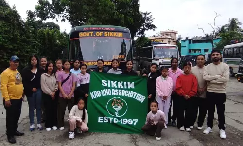 Sikkim की लड़कियों की खो-खो टीम खेलो इंडिया ईस्ट और नॉर्थ ईस्ट लीग में पदार्पण के लिए तैयार