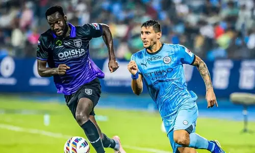ISL: निकोलाओस करेलिस का गोल, मुम्बई सिटी एफसी ने ओडिशा एफसी के साथ मैच ड्रा कराया