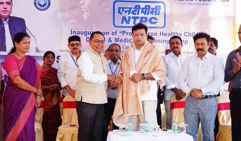 NTPC रामागुंडम ने मंथनी में स्वास्थ्य मूल्यांकन एवं अनुवर्ती शिविर का शुभारंभ किया