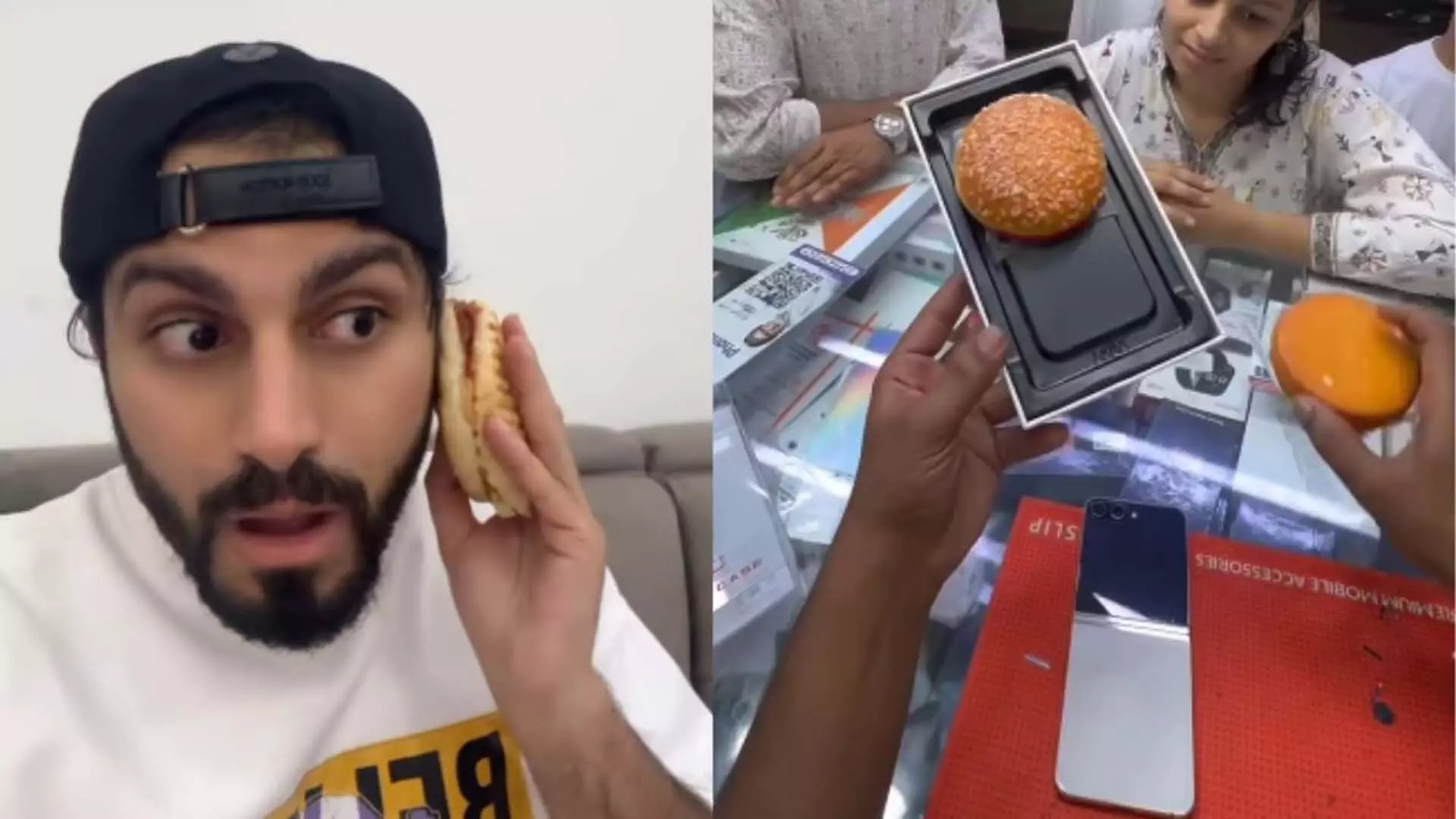 Burger थीम वाला फोन कवर पॉप अप वायरल, देखें VIDEO...