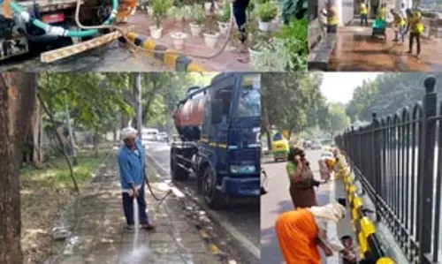 एनडीएमसी ने दीपावली के अवसर पर विशेष सफाई अभियान शुरू किया एनडीएमसी ने दीपावली के अवसर पर विशेष सफाई अभियान शुरू किया