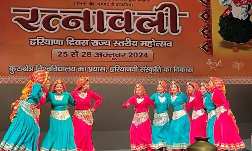 Haryana :  केयू में लूर नृत्य रत्नावली का मुख्य आकर्षण बना