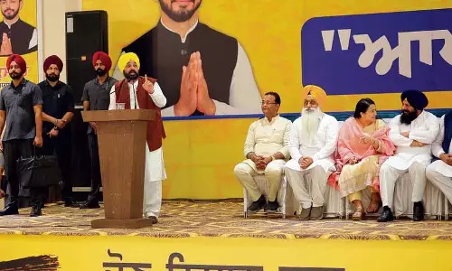 मान ने चब्बेवाल में आप उम्मीदवार Dr. Ishank के लिए प्रचार किया