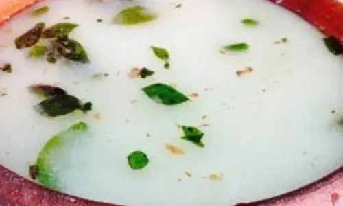 Rice और छाछ का सूप रेसिपी