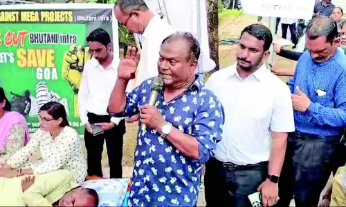 Goa के लोगों ने सैनकोले में रैली निकाली