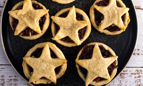 Mince Pie स्टार्स रेसिपी Mince Pie स्टार्स रेसिपी