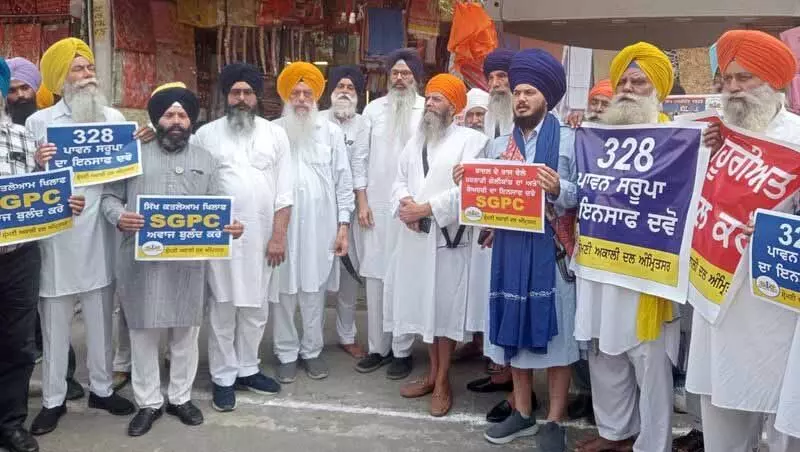 शिअद (अ) ने SGPC के खिलाफ प्रदर्शन किया, जल्द आम चुनाव की मांग की