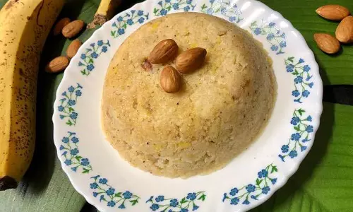 Oats के साथ केले का हलवा रेसिपी Oats के साथ केले का हलवा रेसिपी