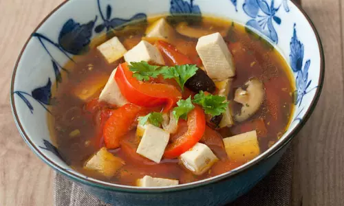 Tomato और टोफू सूप रेसिपी